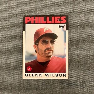 1986 Topps Baseball Card